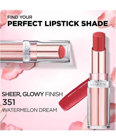 L'Oreal Paris Balm-In-Lipstick 351 Watermelon Dream - Hydrating & Smooth Natural-Looking Shiny Finish - 3.8g Pack - Buy Online on SooperMarket.com