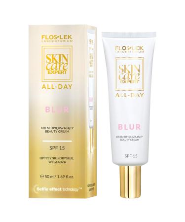 FlosLek Face beautification cream SPF 15 50 ml smooths the skin and wrinkles for all skin types
