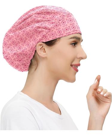 Adjustable Red Working Caps Tie Back Bouffant Hats for Women Men - One Size Fits All - Buy Online on SooperMarket.com