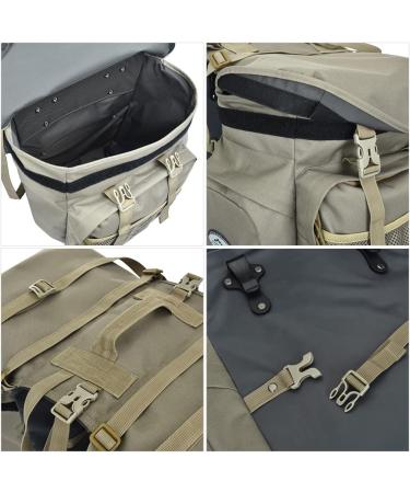 Lixada 50L Waterproof Bike Pannier Bag | Large Capacity Bicycle Trunk Bag | Army Green - Buy Online on SooperMarket.com