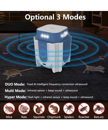 Endbug Ultrasound Pest Control - Upgraded Rodent Defense with PIR Sensor & Frequency Conversion for Home Attic Garage & Basement - Effective Blue Solution - Buy Online on SooperMarket.com