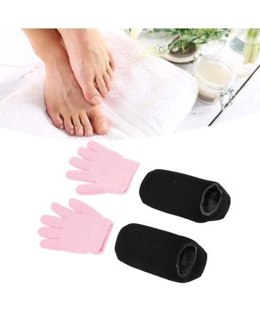 Moisturizing Gel Spa Gloves Socks Set for Dry Cracked Feet Hands Essential Oil Gel Moisturizers Socks for Women Men Cotton Material - Buy Online on SooperMarket.com