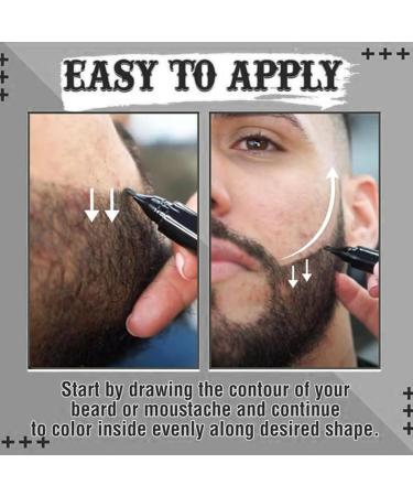 Natural Beard Filler Pencil Set - Long-Lasting Waterproof & Fashionable Beard Styling Tool for Perfect Hair & Eyebrow Definition - Buy Online on SooperMarket.com