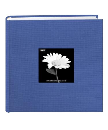 Fabric Frame Cover Photo Album 200 Pockets Hold 4x6 Photos, Sky Blue Sky Blue Album