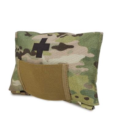 KRYDEX Tactical Blow Out Kit Bag Medical Pouch First Aid Bag IFAK Pouch with MOLLE and Belt Loop (MC)