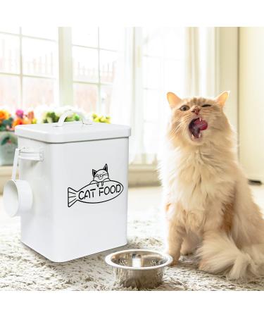 Vumdua Farmhouse Pet Food Storage Container Set - Airtight, Durable, With Scoop | Perfect Gift for Pet Owners - Buy Online on SooperMarket.com