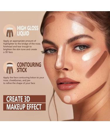 Anglicolor Contour Stick - Liquid Bronzer Wand for Face (02 Fair/Medium) - Buy Online on SooperMarket.com