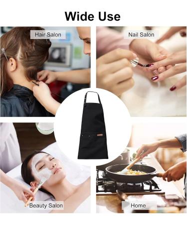 Adjustable Gray Salon Apron for Hair Cutting & Nail Art - Best Beauty Salon Accessory - Buy Online on SooperMarket.com