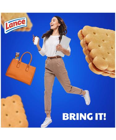 Lance Nekot Peanut Butter Sandwich Cookies - 20 Individually Wrapped Packs, 6 Sandwiches Each (Pack of 6) - Buy Online on SooperMarket.com