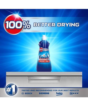 Finish Rinse Aid Lemon 800ml - For Shinier and Drier Dishes | Pack of 1 - Buy Online on SooperMarket.com