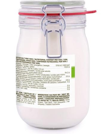 GreatVita Organic Virgin Coconut Oil - Pack of 6 (1000ml/1L) Swing Top Jar - Premium Quality for Cooking & Skincare - Buy Online on SooperMarket.com