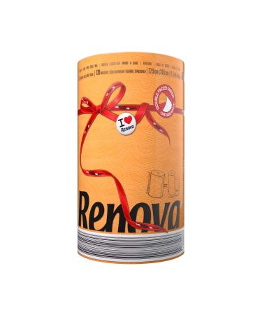 Renova ORANGE Paper Towel 1 Roll Protects Slips Regular