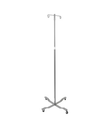 Drive Medical Economy Removable Top I. V. Pole, Silver Vein