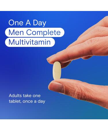 One A Day Multivitamin for Men - Daily Vitamins For Men - Men's Multivitamin With Vitamin A Vitamin C Vitamin D and Zinc for Immune Support Vitamin E B12 Magnesium Lycopene Calcium 90 tablets Nutritional Supplement - Buy Online on SooperMarket.com
