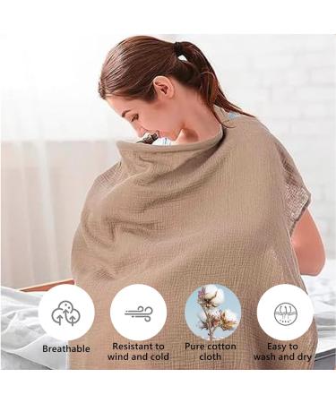 Lohill Breastfeeding Towel & Nursing Cover | Silent Musselin Baby Cover for On-the-Go Moms - Buy Online on SooperMarket.com