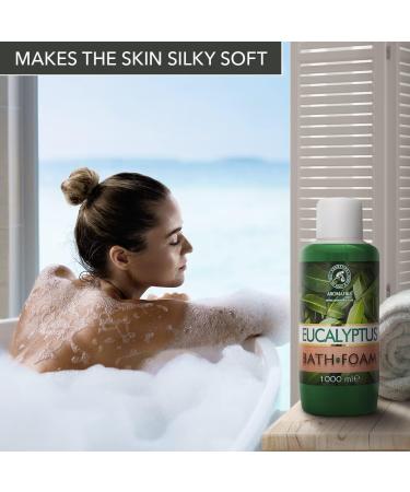 Buy Eucalyptus Essential Oil Bath Foam - 34 Fl Oz | Relaxing Aromatherapy for Good Sleep & Spa Experience - Buy Online on SooperMarket.com