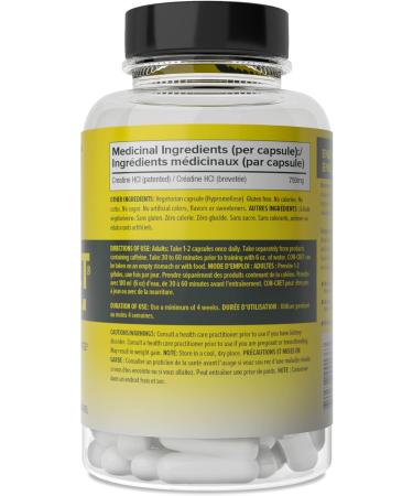 CON-CRET Creatine HCl Capsules | Muscle Cognitive Cellular Energy Support | No Bloating or Cramps | Strength & Endurance | Creatine Pills (72 Count) - Buy Online on SooperMarket.com