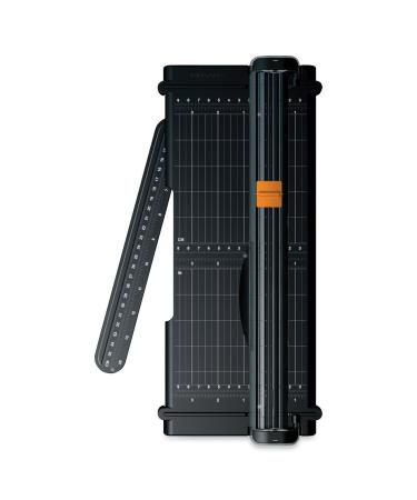 Fiskars SureCut Portable Trimmer with Recycled Cutline  12 Inch Cut  Black 01-005454 SureCut Portable - Black