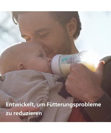 Philips Avent Natural Response Baby Bottles 260ml with AirFree Valve - BPA-Free for Newborns | Elephant Motif (SCY673/81) - Buy Online on SooperMarket.com