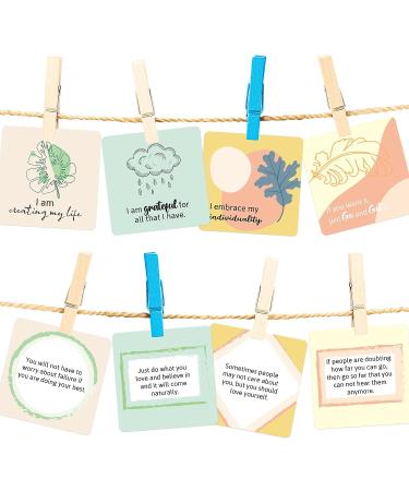 WorldBazaar Women's Positive Affirmation Cards - 52 Thought-Provoking Questions & Daily Inspirational Mindfulness for Meditation - Buy Online on SooperMarket.com