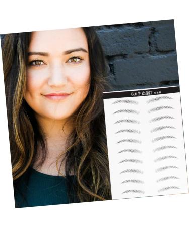 Beavorty 2 Pairs Makeup Stencil Makeup Stickers Eyebrow Stickers for Makeup Cosmetic Tool Miss Natural - Buy Online on SooperMarket.com