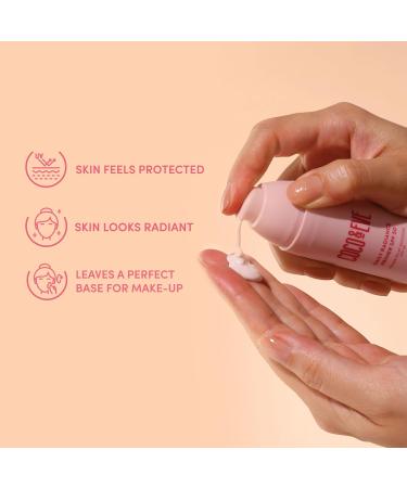 Coco & Eve Daily Radiance Primer SPF50 Sunscreen. Tinted Primer with SPF 50 for Sunscreen Protection Against UVA UVB. Antioxidants Niacinamide for Radiant Skin and Healthy Glow. (50 ml) - Buy Online on SooperMarket.com