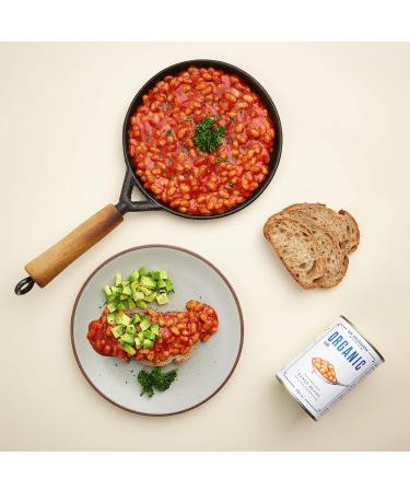 Eat Wholesome Organic Baked Beans 400g (Pack of 12) & Eat Wholesome Organic Chopped Tomatoes 400g (Pack of 12) - Buy Online on SooperMarket.com