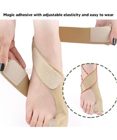 Tear Correction Straps | Bunion Corrector & Non-Slip Relief Cross Band for Night (Right Foot) - International Shipping Available - Buy Online on SooperMarket.com