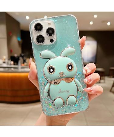 Buy Tivenfezk Nadoli for Samsung Galaxy S20 - Glitter Rabbit Soft Silicone Case with Hidden Stand | Transparent Protective Cover - Buy Online on SooperMarket.com