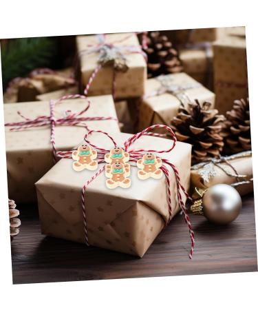 ABOOFAN 120 Pcs Christmas Accessories Christmas Gingerbread Man Decor Christmas Gingerbread Ornaments Christmas Flatback Embellishments Mini Doll Diy Accessory Resin Self Made Button - Buy Online on SooperMarket.com