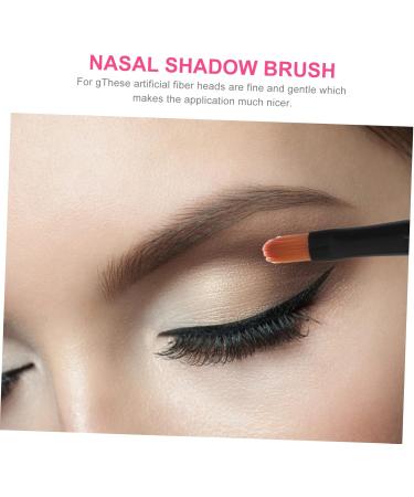 Angoily 20 Pcs Nose Shadow Brush Mix Miss Wooden Handle Brush 13x0.8cmx2pcs Blackx2pcs - Buy Online on SooperMarket.com