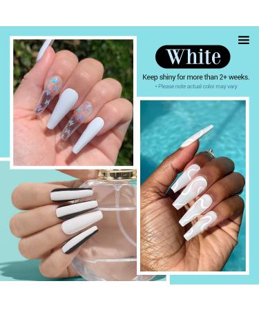 AZUREBEAUTY 2oz White Acrylic Dipping Powder - Long-Lasting, Odor-Free French Manicure Solution | DIY Nail Art Kit | No Lamp Required - Buy Online on SooperMarket.com