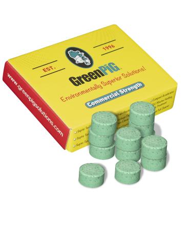GREEN PIG 53C Live Tank Treatment Aids in The Breakdown of Septic Waste to Prevent Backups with Easy Dissolvable Flush Commercial Strength