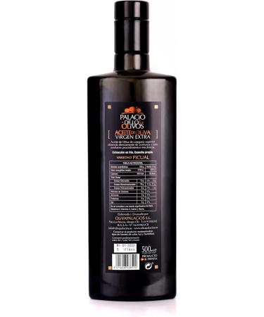 Palacio de Los Olivos Extra Virgin Olive Oil Cold Pressed Picual Variety 500ml Bottle International Award Winner Produced in Spain - Buy Online on SooperMarket.com