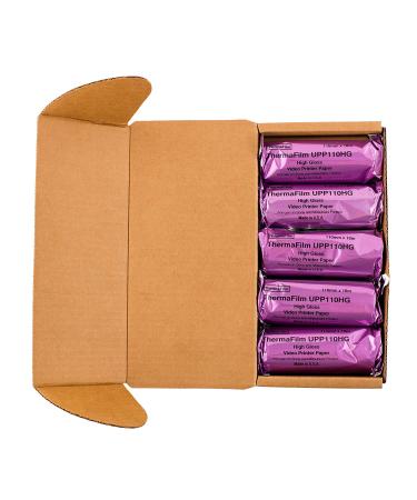 Mitsubishi Compatible UPP110-HG Generic High Gloss Ultrasound Film/Media 5 Rolls, 110mm x 18m