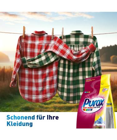 Buy PUROX COLOR Washing Powder 3kg - 43 WL Foil Bag Detergent for Bright Colors | International Shipping - Buy Online on SooperMarket.com