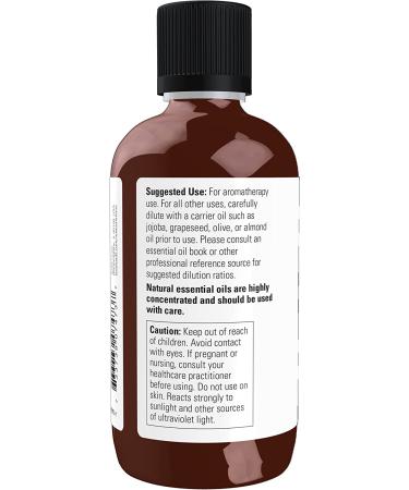NOW Grapefruit Essential Oil 4oz - 100% Pure, Vegan, Cold Pressed Aromatherapy Scent with Child Resistant Cap - Buy Online on SooperMarket.com