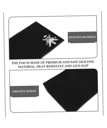 Non-Slip Barber Work Station Mat | Heat-Resistant Silicone Protection Mat | Ideal for Flat Irons & Curling Irons - Buy Online on SooperMarket.com