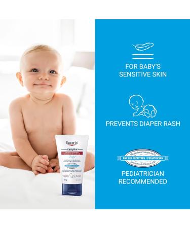 EUCERIN AQUAPHOR Baby Healing Ointment for Baby's Sensitive Skin 85g | Multi-purpose | Semi-occlusive formula | Non-Comedogenic | Fragrance-free Healing Ointment | Non-Greasy Healing Ointment | Recommended by U.S. Pediatricians - Buy Online on SooperMarket.com