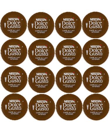 Buy 10 20 30 50 80 & 100 Compatible with Dolce Gusto Coffee pods : Cafe Au Lait Intenso - SOLD LOOSE