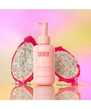 Coco & Eve Seed Oil Cleanser | Gentle Makeup Remover & Cleansing Oil for Glowy Skin | Antioxidants & Vitamin E | 4.06 fl oz - International Shipping Available - Buy Online on SooperMarket.com