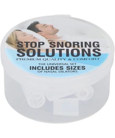 Silicone Snore Nose Clamp - Portable Solution in Different Sizes with Travel Storage Box - Buy Online on SooperMarket.com