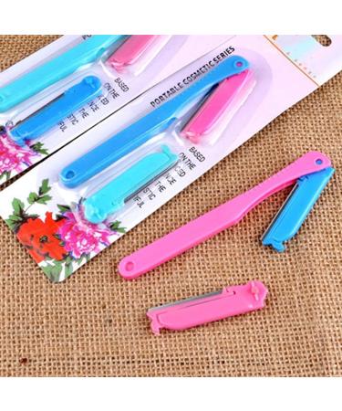 Buy Women Facial Hair Remover & Eyebrow Trimmer - Foldable Replaceable Random Color | Fast International Shipping - Buy Online on SooperMarket.com