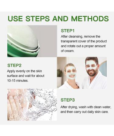 Anguishil Green Tea Mask Stick for Face - Deep Cleanse & Blackhead Remover Mask Stick - Oil Control & Skin Improvement for Women & Men (1 PCS) - Buy Online on SooperMarket.com