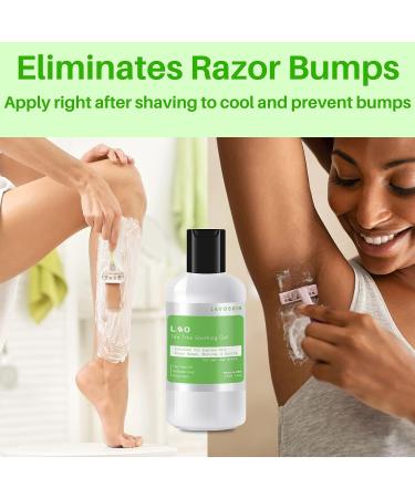 LAVO Tea Tree Gel with Salicylic Acid - Ultimate Ingrown Hair Treatment for Men and Women - Razor Bump and Burn Remover - Ideal for Bikini Lines, Acne, and Post-Hair Removal - Waxing, Shaving, Laser, Electrolysis - Buy Online on SooperMarket.com