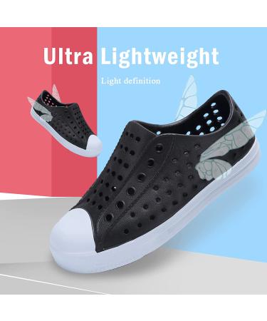 Seannel Kids Water Shoes Slip-On Sneaker - Lightweight Breathable Sandal - Size 8 Toddler - Black - Buy Online on SooperMarket.com