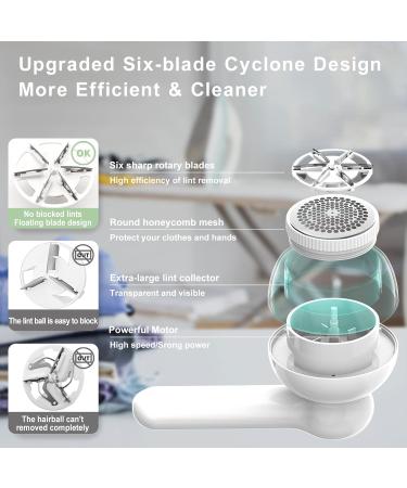 Lint Remover & Fabric Shaver - Electric Bobble Remover for Clothes USB Charging Sweater Shaver with 2 Replacement Heads - Shop Internationally - Buy Online on SooperMarket.com