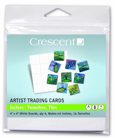 Crescent Artist Trading Cards Inchies / Twinchies 64-Pack Thin 42154" - White