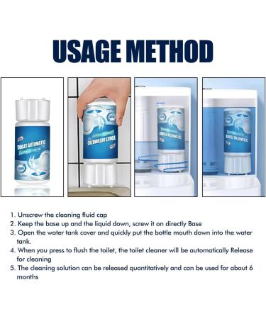 Splash Foam Toilet Cleaner Upgraded Stubborn Stains Cleaning Agent Splash Cleaner Foaming for Toilet Natural Toilet Cleaner Easy to Use For Home Bathroom Toilet 3pc - Buy Online on SooperMarket.com