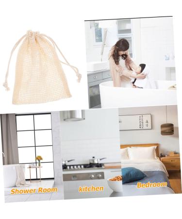 Mikinona 5pcs Soap Storage Cotton Linen Soap Bar Soap Wash Pouch Sisal Saver Nut - Buy Online on SooperMarket.com